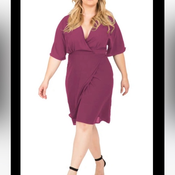 NWT Nordstrom’s Standards & Practice rose wrap dress - Picture 1 of 4